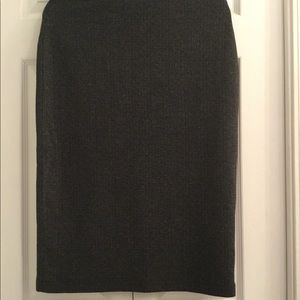 Knit pencil skirt
